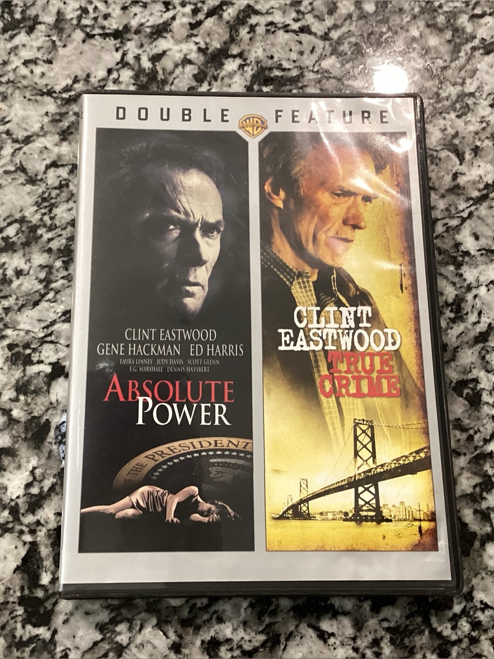 ⚫️ Clint Eastwood Double Feature Classics - Absolute Power & True Crime on DVD